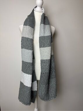 AERIE Plaid Blanket Scarf Gray NEW‎ Soft